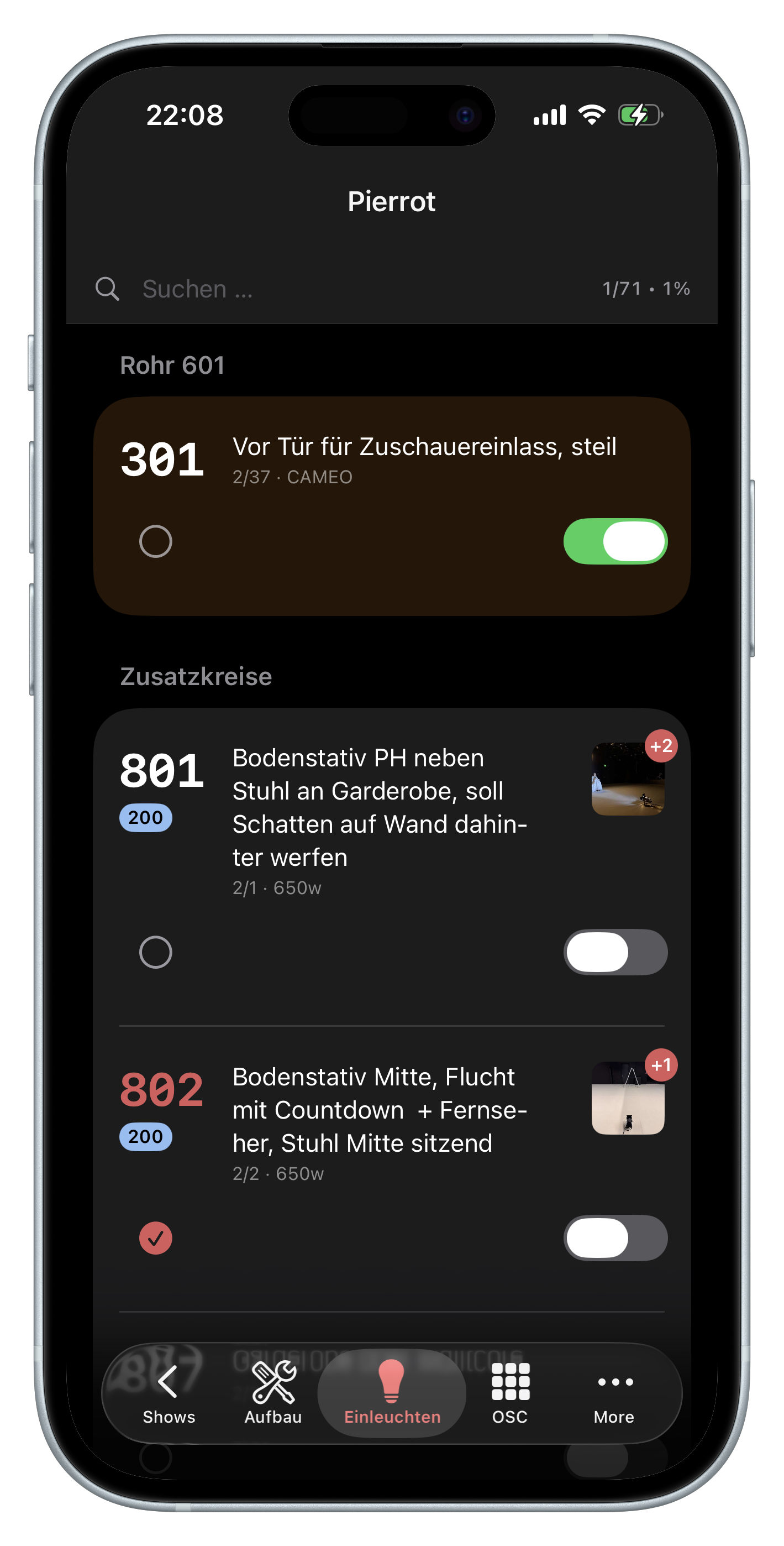 LuxStage iOS App