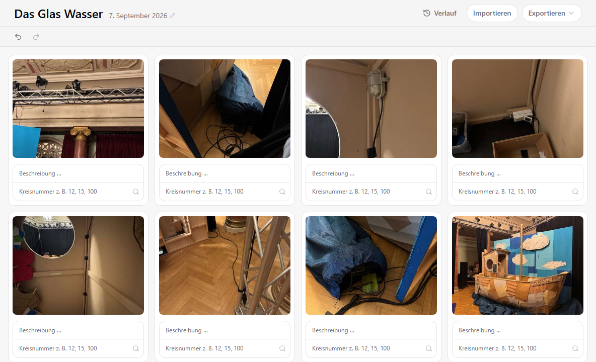 Foto-Galerie einer Produktion